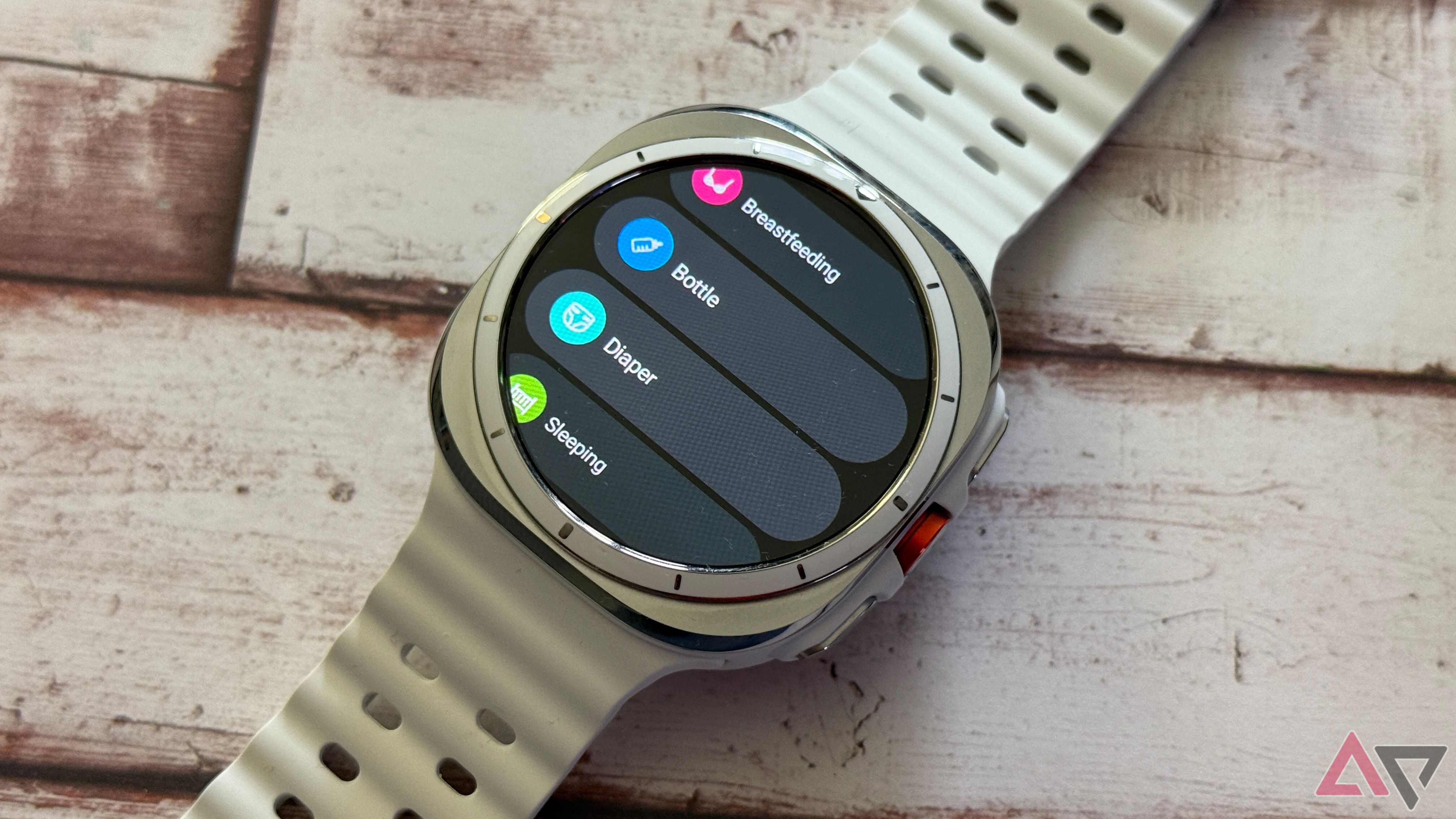 Aplicativo Baby Daybook no Wear OS