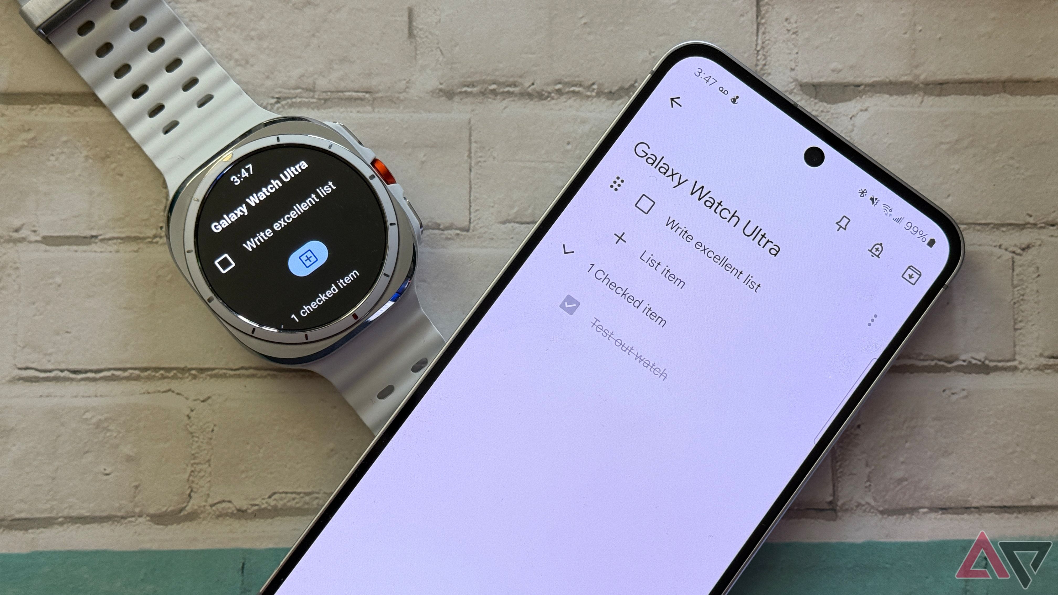 Google continue funcionando no Galaxy Watch Ultra