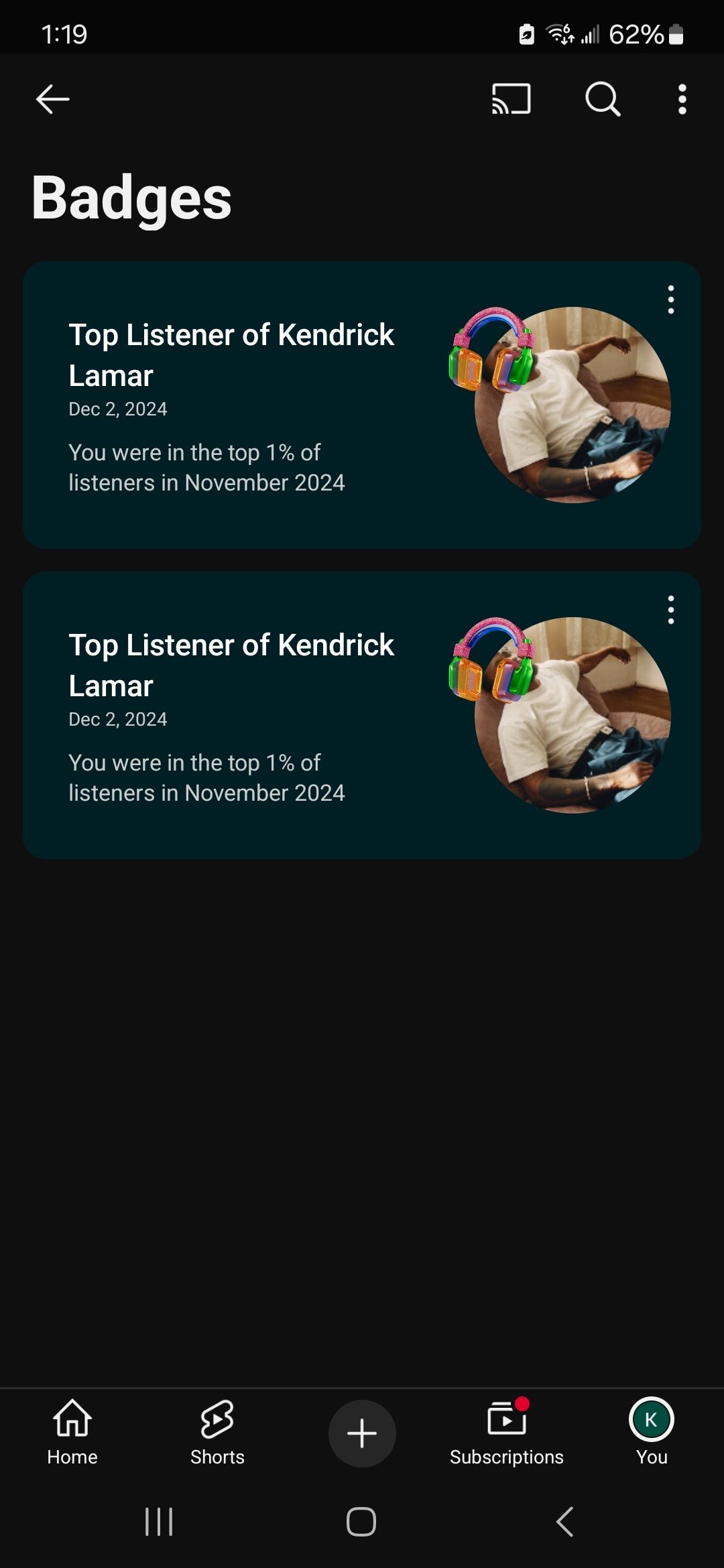 Top-Listener-badge-bug-android